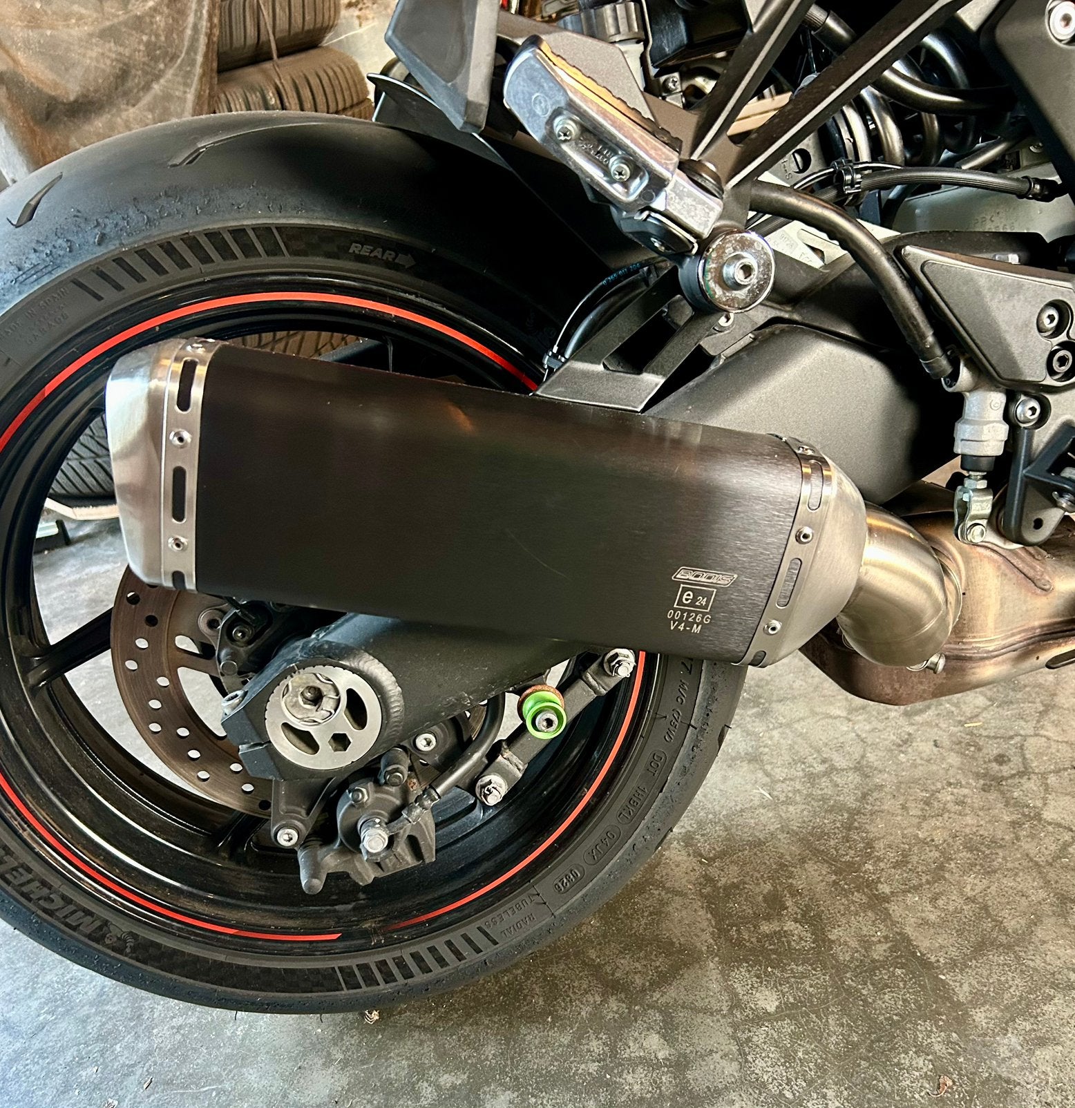 Bodis uitlaatdemper Kawasaki Ninja 1000 Sx Slip-on, Ophalen of Verzenden, Gebruikt