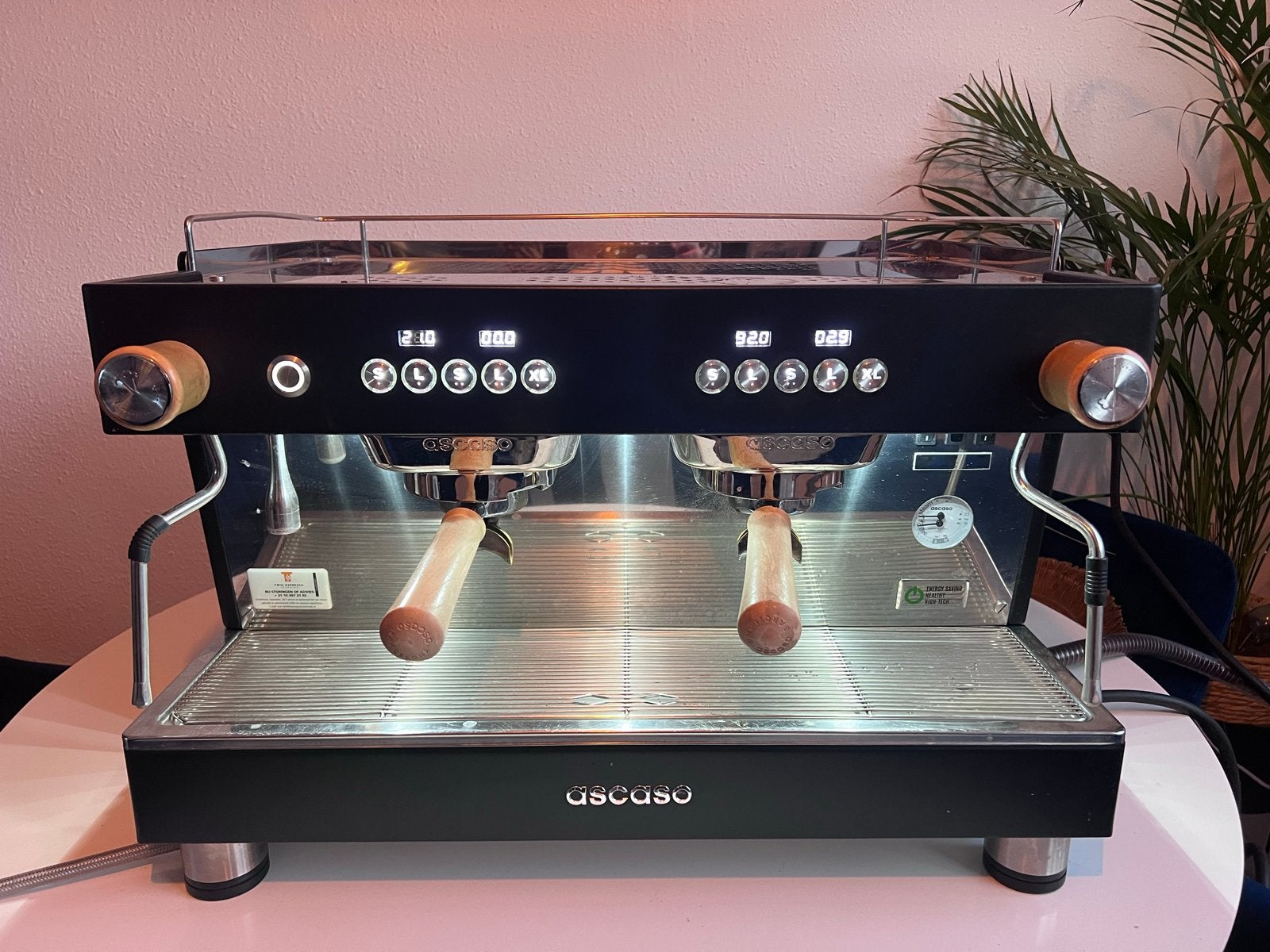 Ascaso Barista T One PID Espressomachine, Gebruikt, Espresso apparaat, 10 kopjes of meer, Koffiebonen