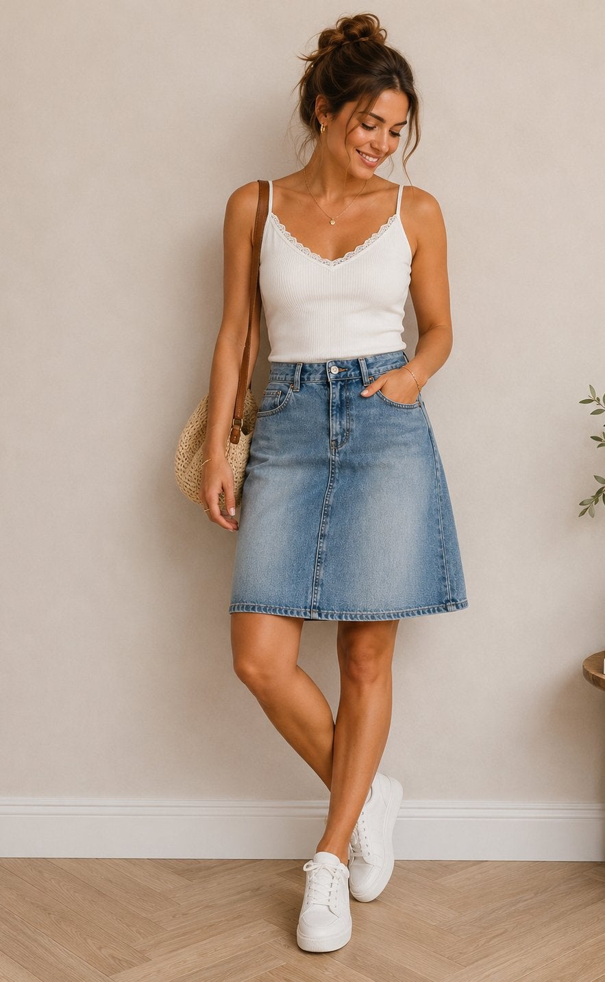 Spijkerrok van H&M blauw 40, Kleding | Dames, Maat 38/40 (M), Blauw, Ophalen of Verzenden, Zo goed als nieuw