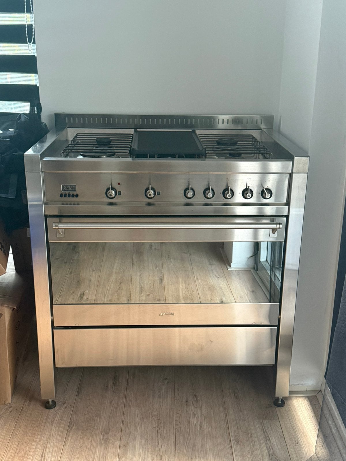 Fornuis met oven, Witgoed en Apparatuur, Fornuizen, Ophalen, Gebruikt, 60 cm of meer, Gas