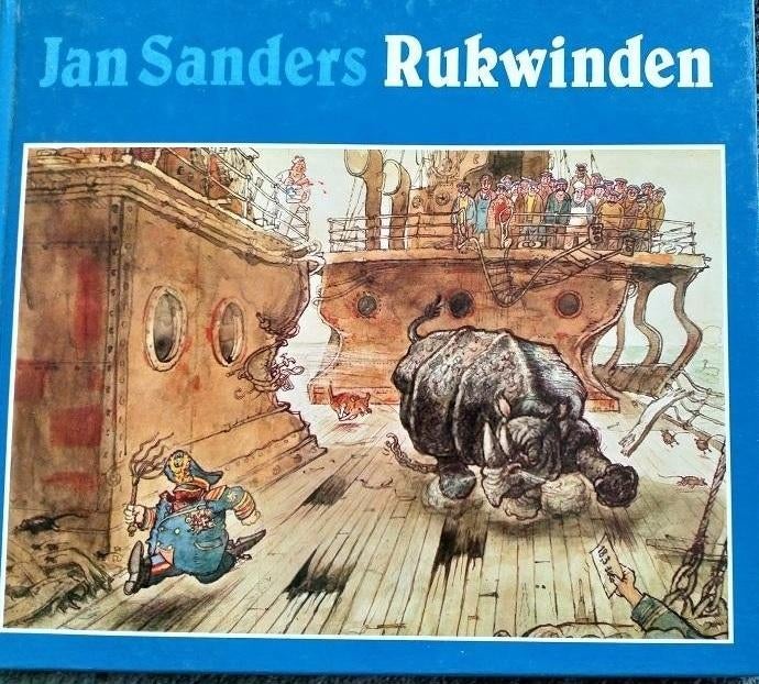 Jan Sanders - Rukwinden - prima staat(1983)"", Boeken, Kunst en Cultuur | Beeldend, Zo goed als nieuw, Ophalen of Verzenden