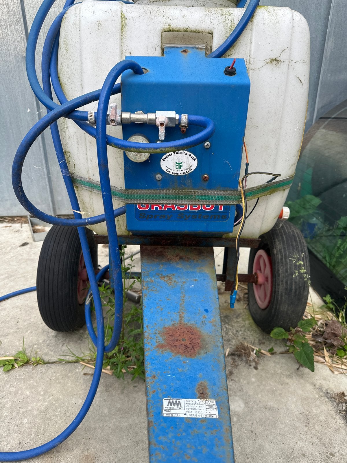 Grasdubt Spray Systems sproeisysteem op wielen, Ophalen, Gebruikt, Overige typen