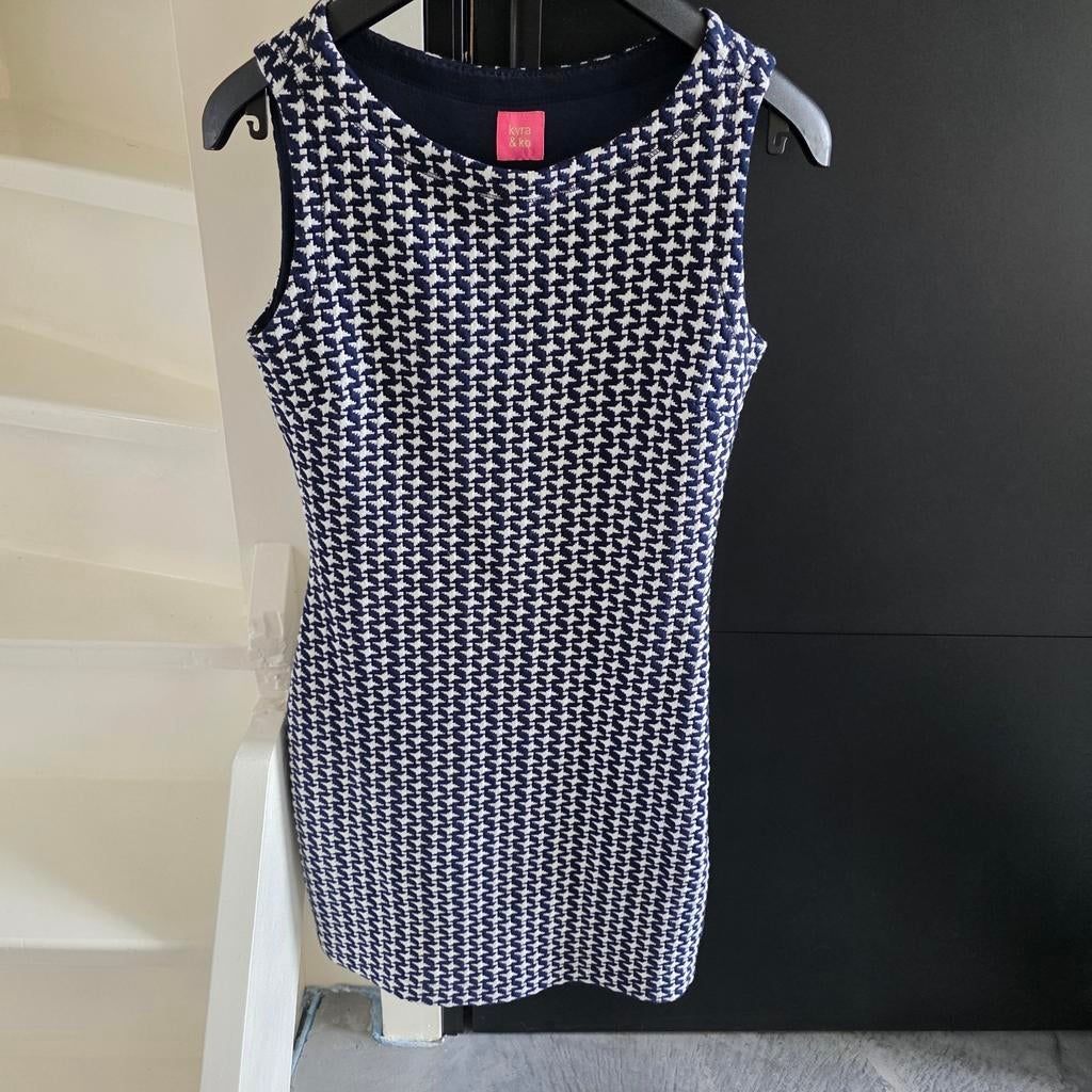 Kyra & Co jurkje maat S/38 blauw wit, Ophalen of Verzenden