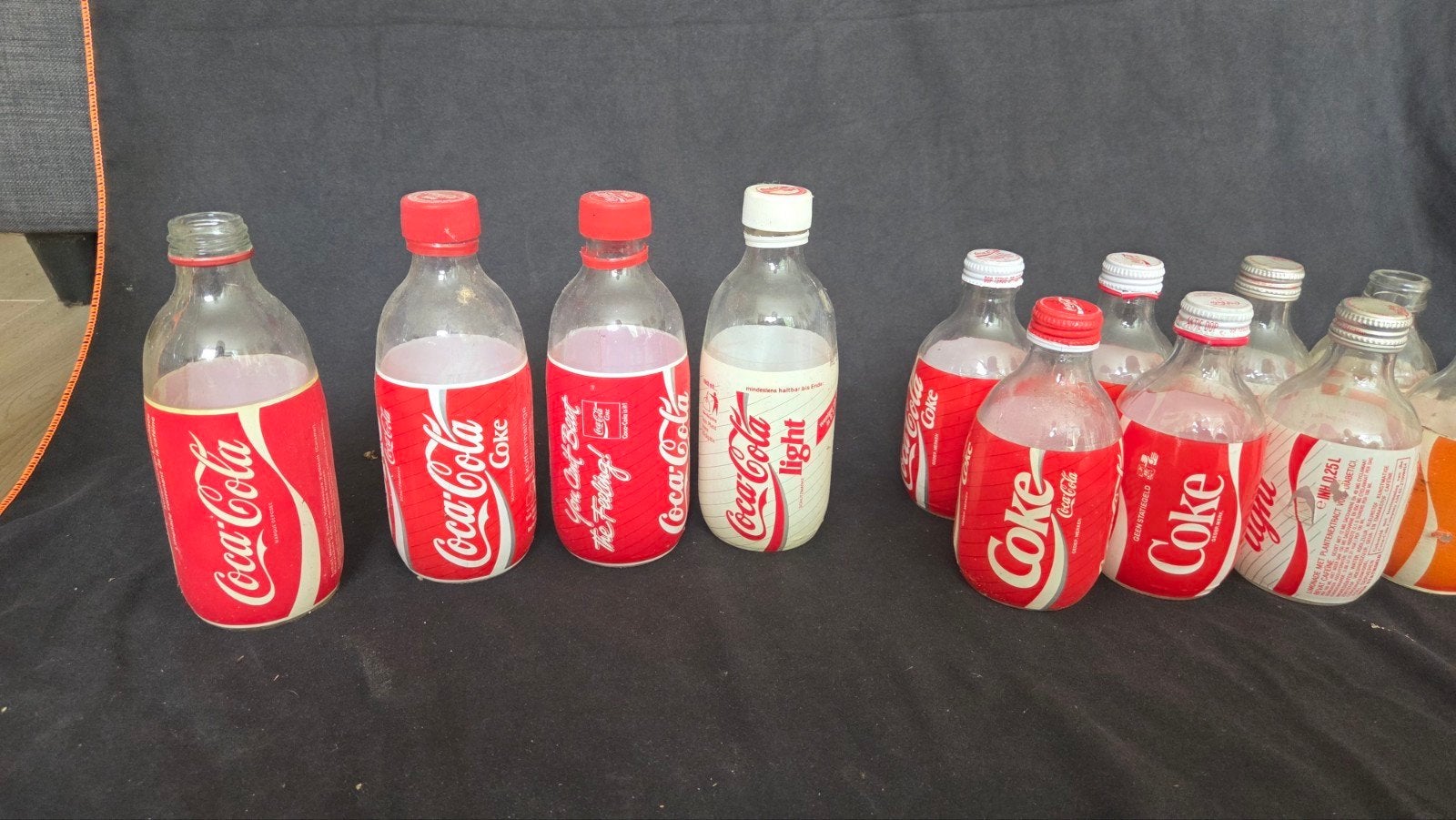 Vintage Coca-Cola Glazen Flessen Collectie, Ophalen