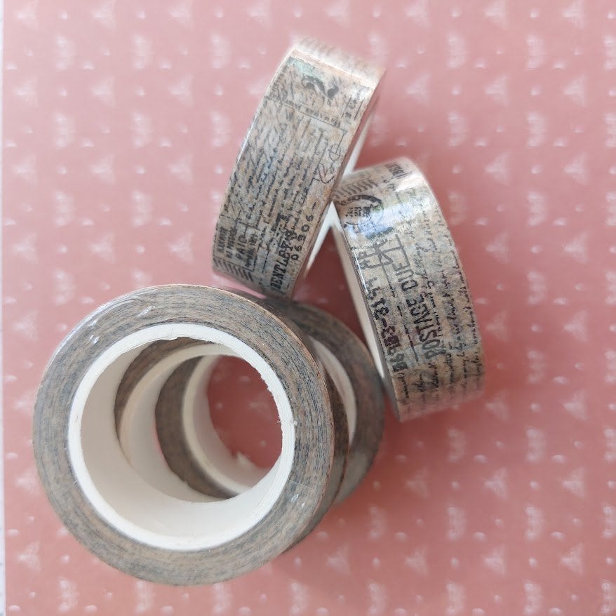 1 rol Vintage Thema Washi Tape Set - Decoratieve Plakband, Ophalen of Verzenden, Nieuw, Versiering of Embellishment, Overige merken