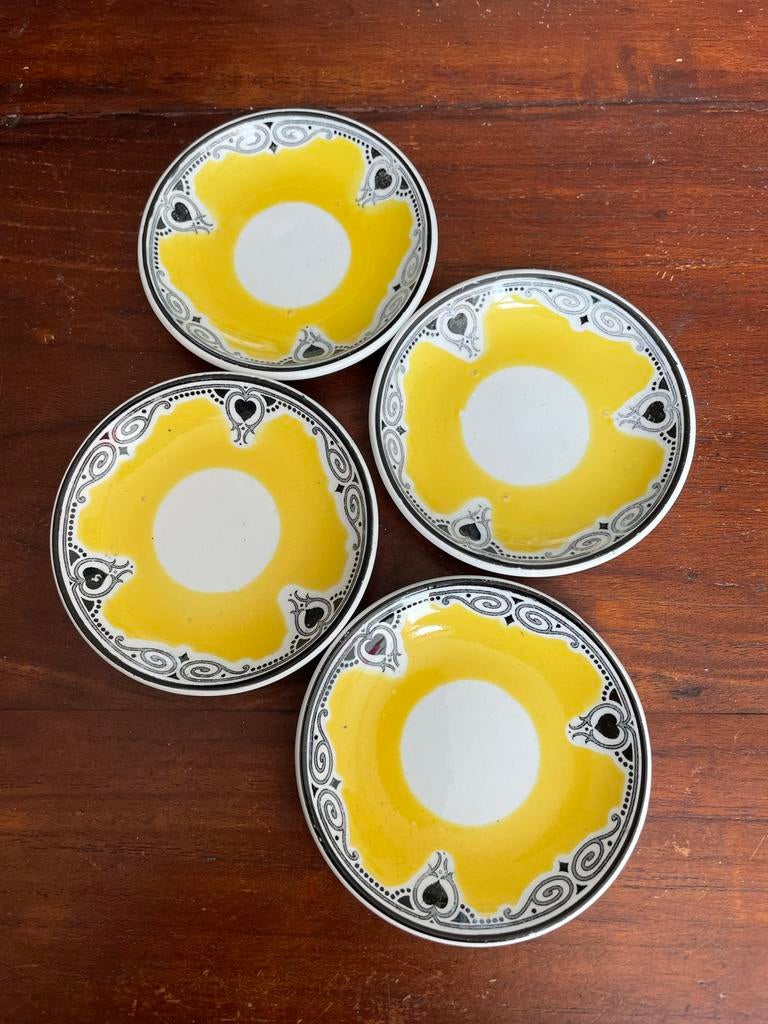 Set van 4 Tosca petit four schaaltjes societe ceramique, Antiek en Kunst, Ophalen