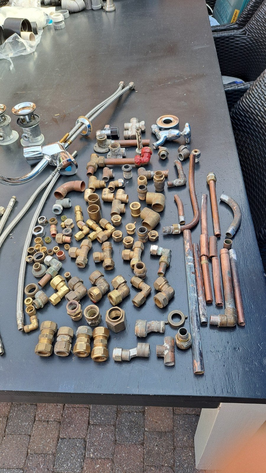 diverse koper koppelingen, Ophalen, Overige materialen, Bochten, Nieuw