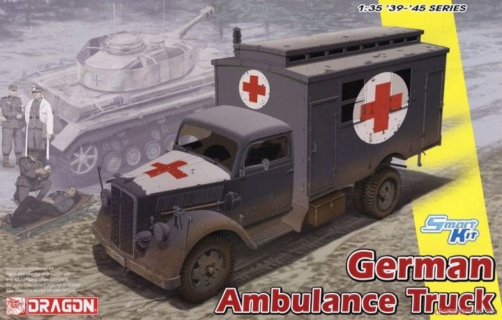 H-616,DRAGON 1-35,NO,6790,German Ambulance Truck, Overige merken, 1:32 tot 1:50, Overige typen, Nieuw