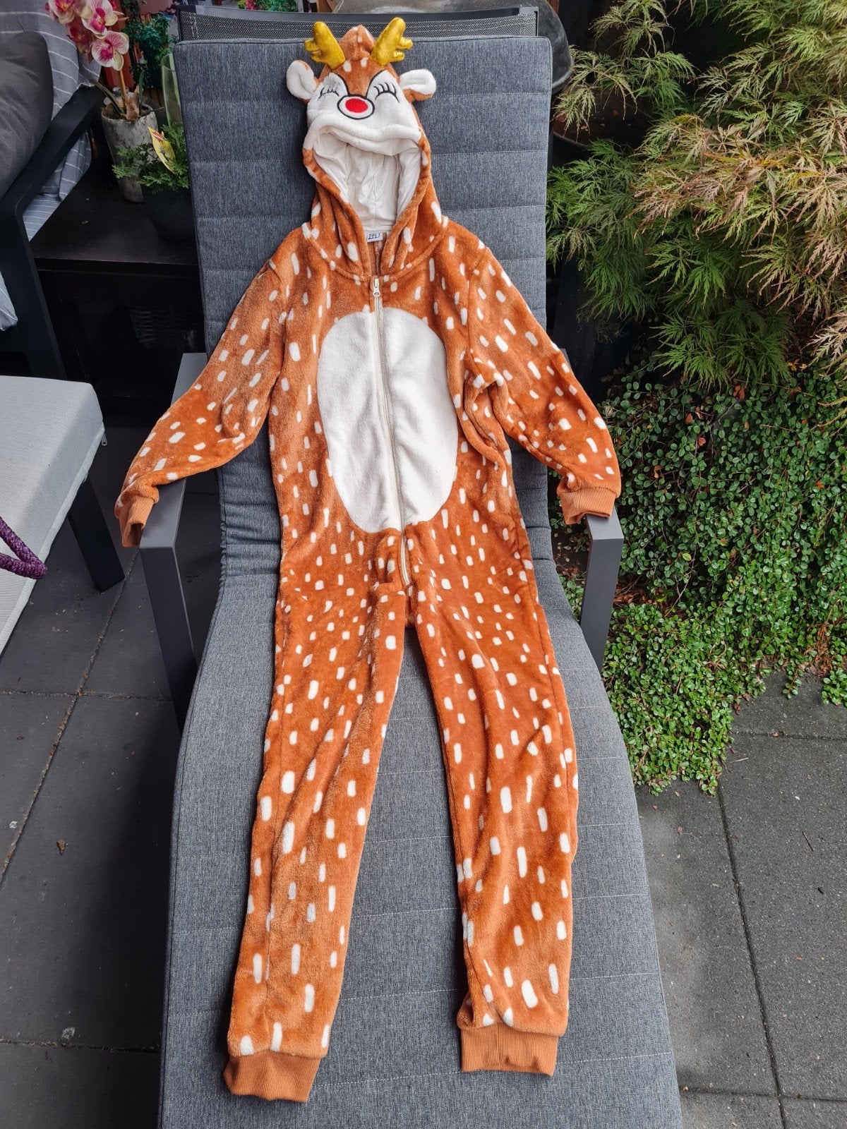 rendier onesie maat 146/152 (10-12 jaar), Jongen of Meisje, Ophalen of Verzenden, L&D, Overige typen
