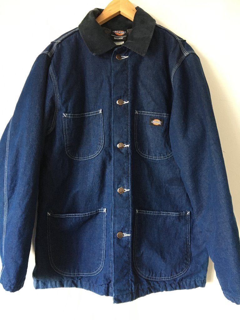 Dickies denim werkjas medium/large, Maat 52/54 (L), Blauw, Dickies, Ophalen of Verzenden