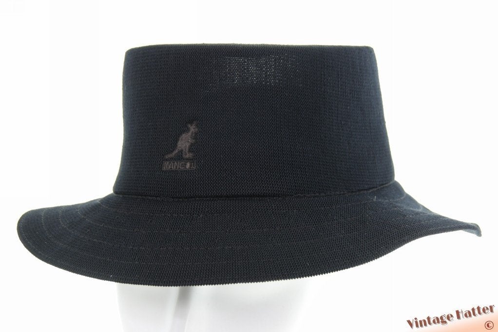 Buckethat hoed Kangol Tropic Rap Hat zwart M 56-58 nieuw, Kangol - Tropic Rap Hat, Hoed, Nieuw, Ophalen of Verzenden