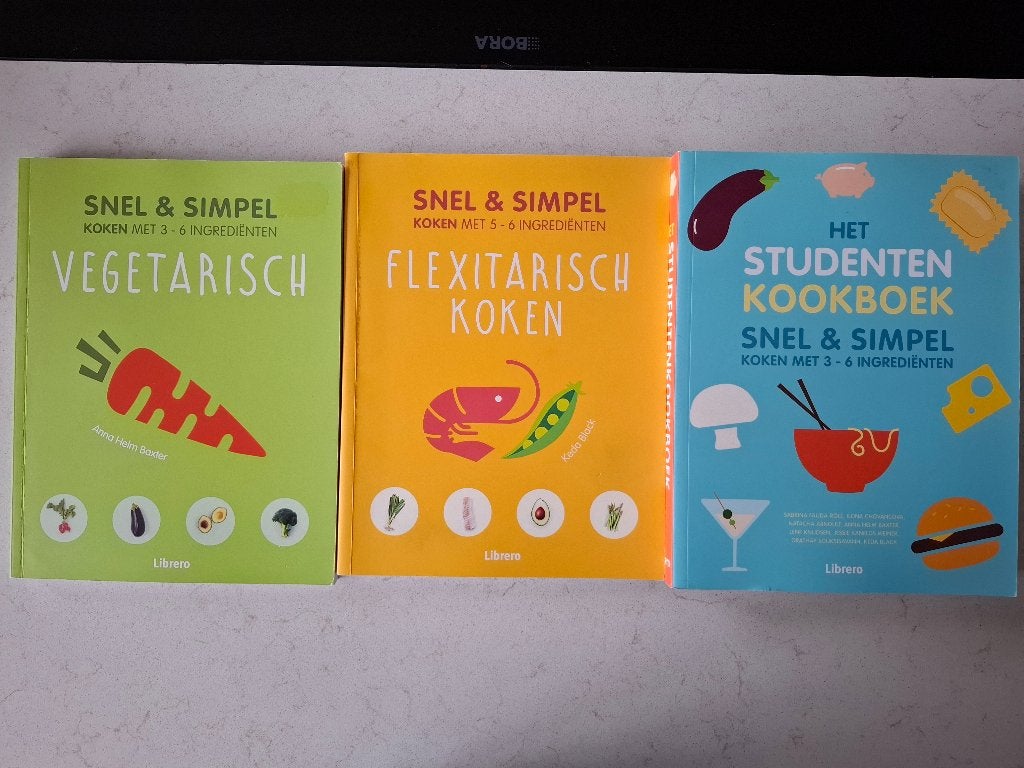 Kookboeken: Vegetarisch, Flexitarisch & Studenten Kookboek, Gezond koken, Ophalen of Verzenden, Anna Helm Baxter, Keda Black, Overige gebieden