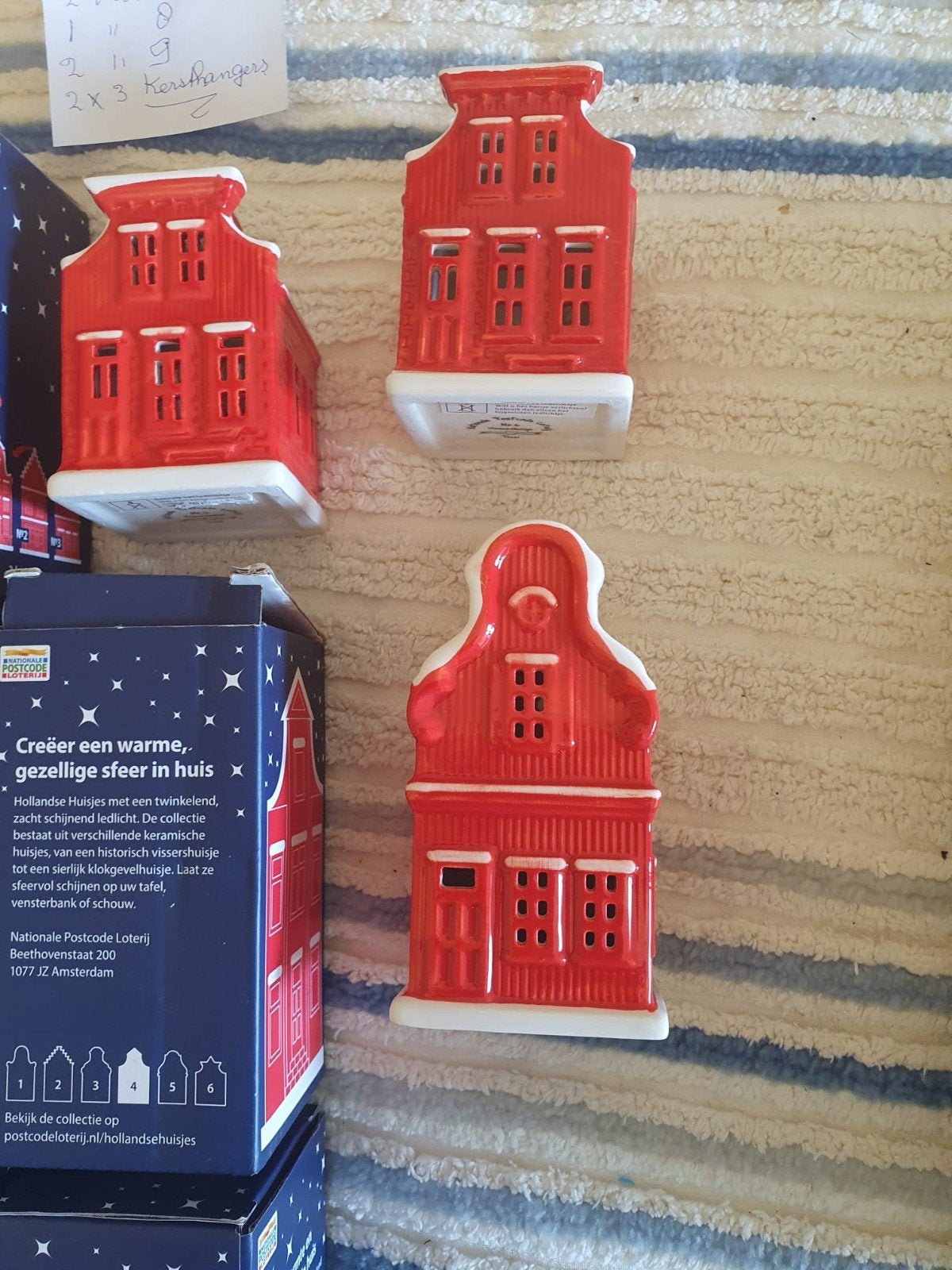 11 stuks postcode loterij huisjes €2,50 per stuk, Ophalen of Verzenden, Nieuw