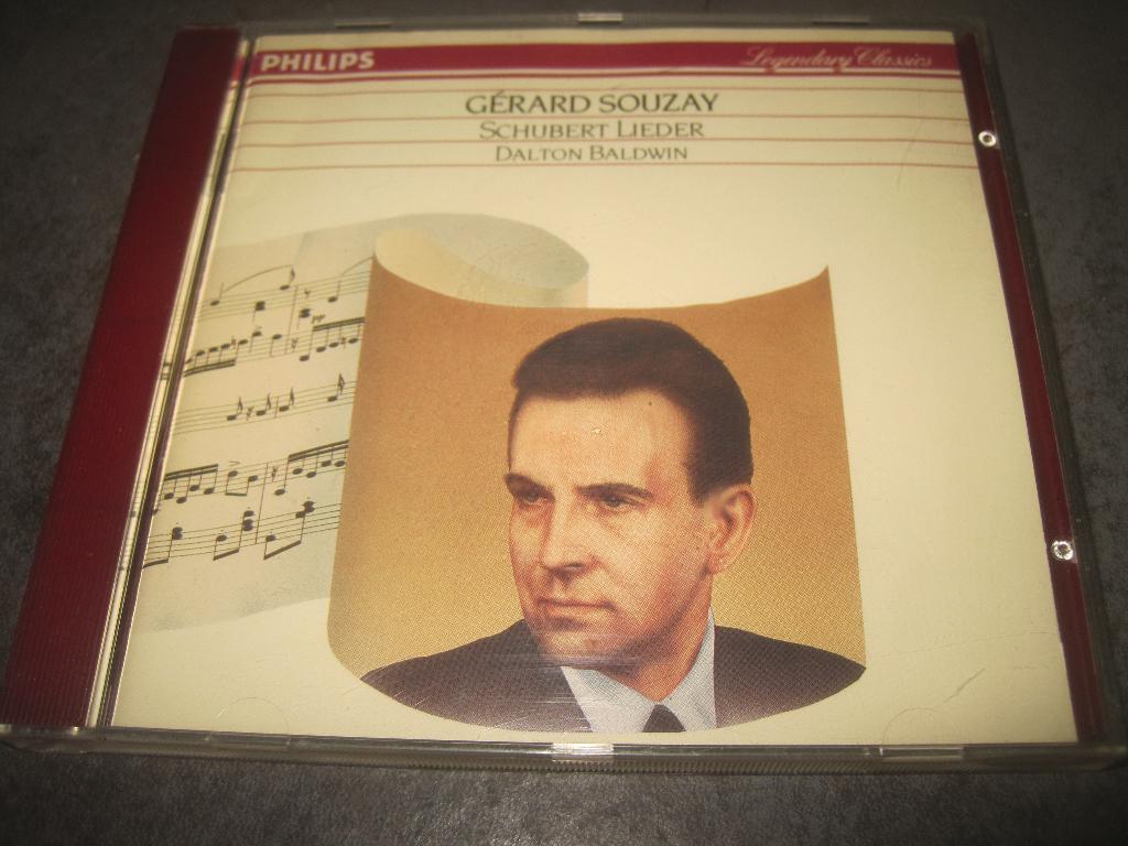 Schubert Lieder Gerard Souzay Dalton Baldwin piano Philips, Ophalen of Verzenden, Classicisme, Zo goed als nieuw, Kamermuziek
