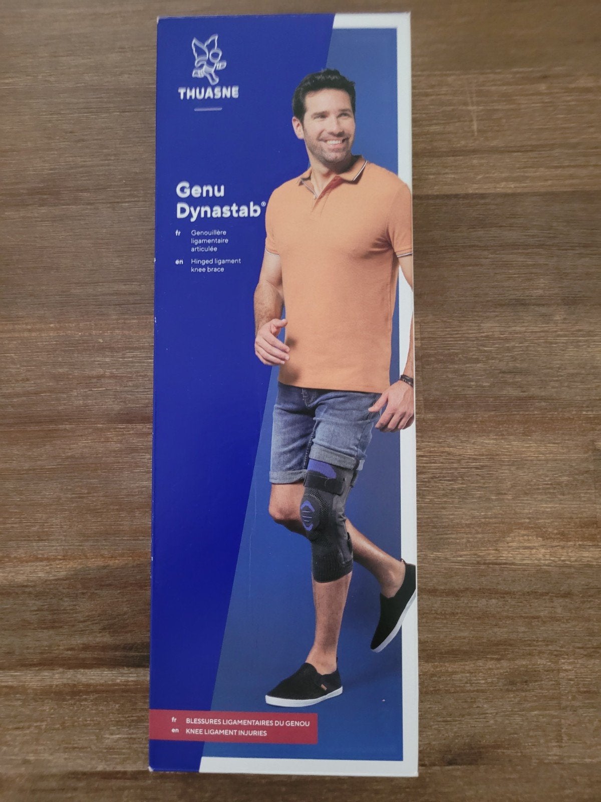 Thuasne knie brace, door fysiotherapeuten voorgeschreven, Ophalen