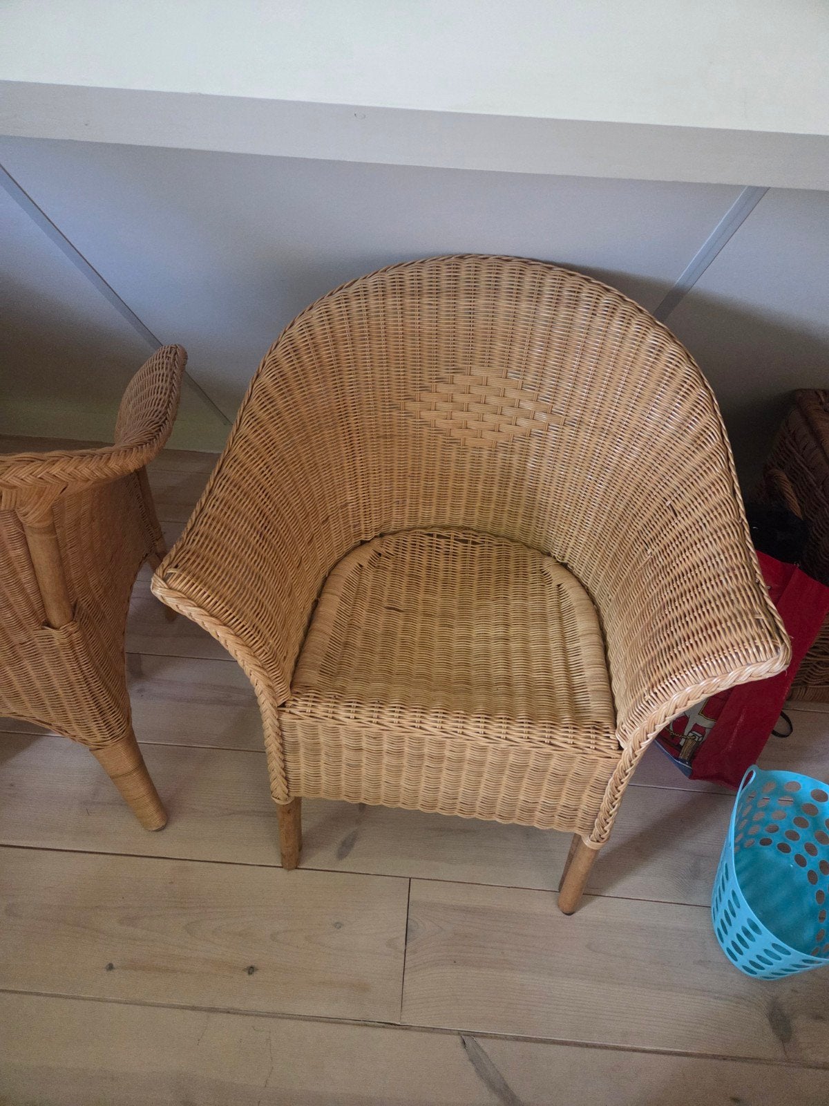 Rieten stoelen, Kinderen en Baby's, Kinderkamer | Tafels en Stoelen, Ophalen, Zo goed als nieuw, Stoel(en)