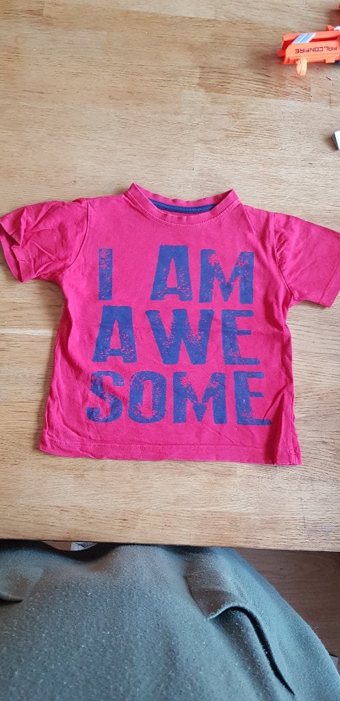 Rood tshirt t-shirt 92, Ophalen, Zo goed als nieuw, Jongen, Shirt of Longsleeve
