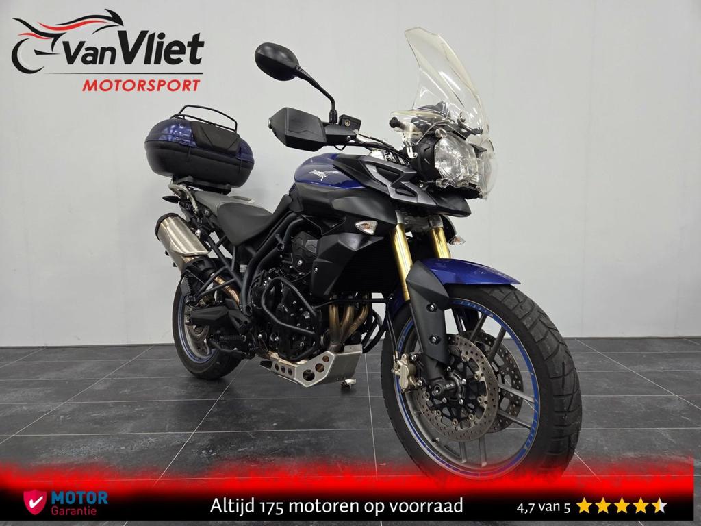 Erg Mooie Triumph Tiger 800 18869km.! Blauw, Motoren, Motoren | Triumph, Bedrijf, Overig, 3 cilinders