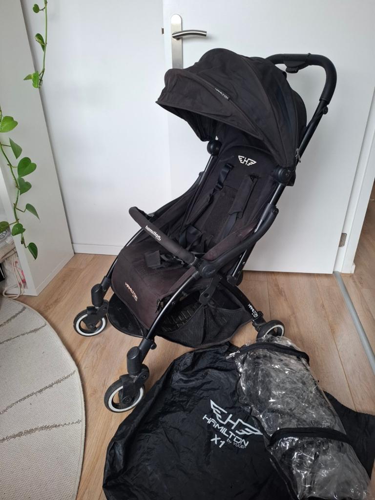Hamilton X1 buggy met accessories, Ophalen, Gebruikt