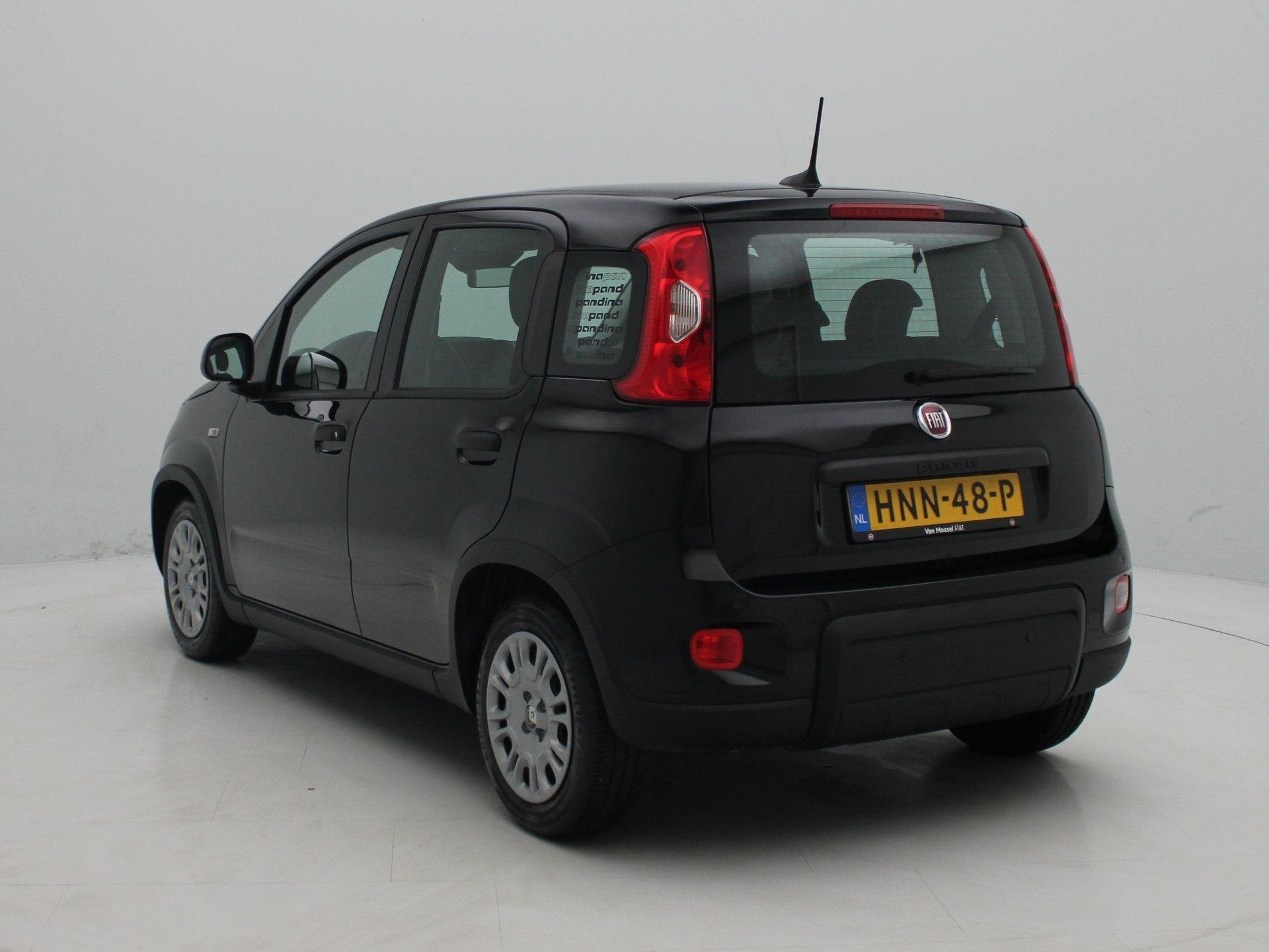 Fiat Panda 1.0 Hybrid City | Airco | Cruise control | parkee, Auto's, 12 maanden, Stof, Panda, Zwart