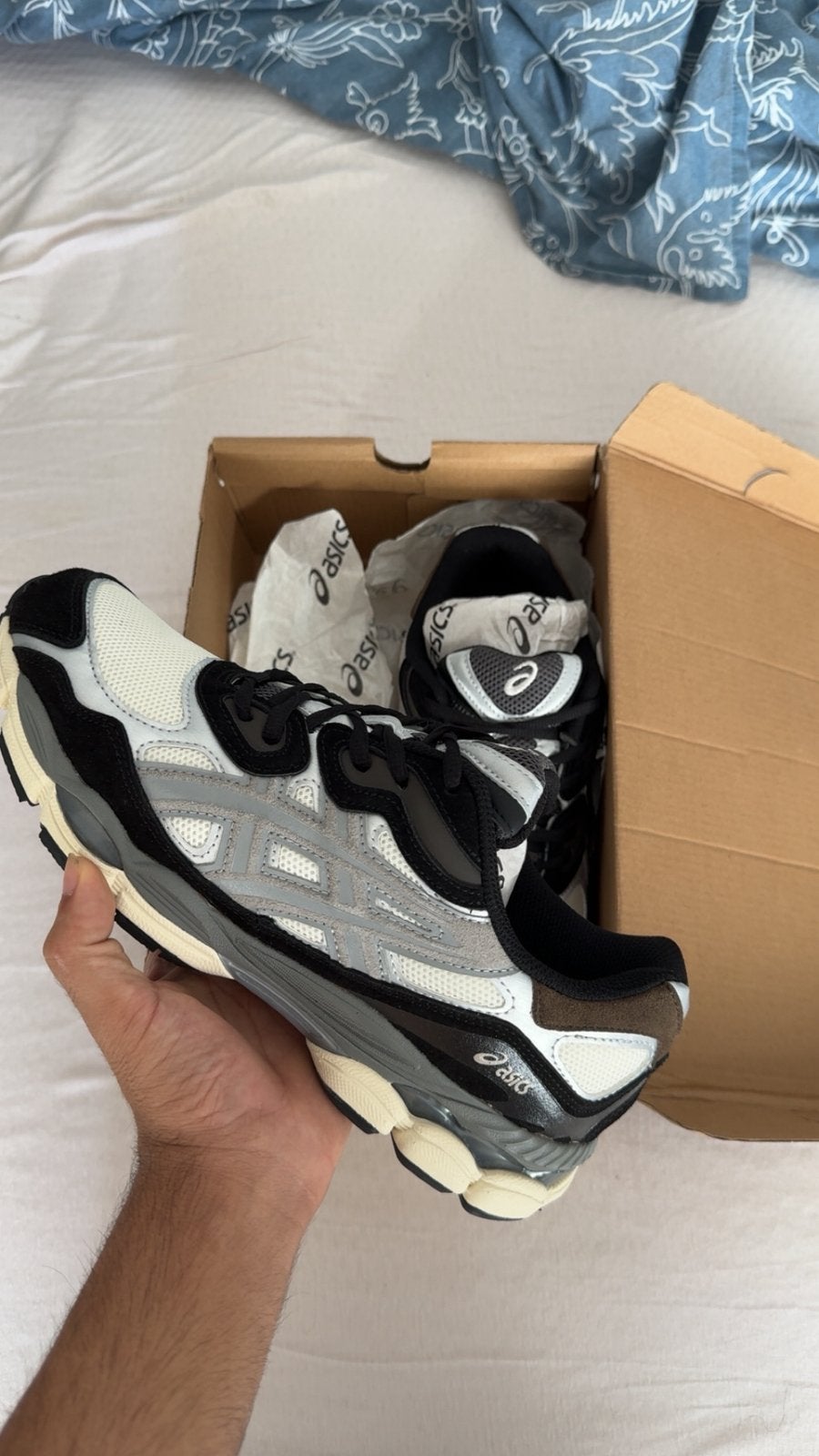 Asics Gel Panda maat 43, Ophalen of Verzenden, Zo goed als nieuw, Zwart