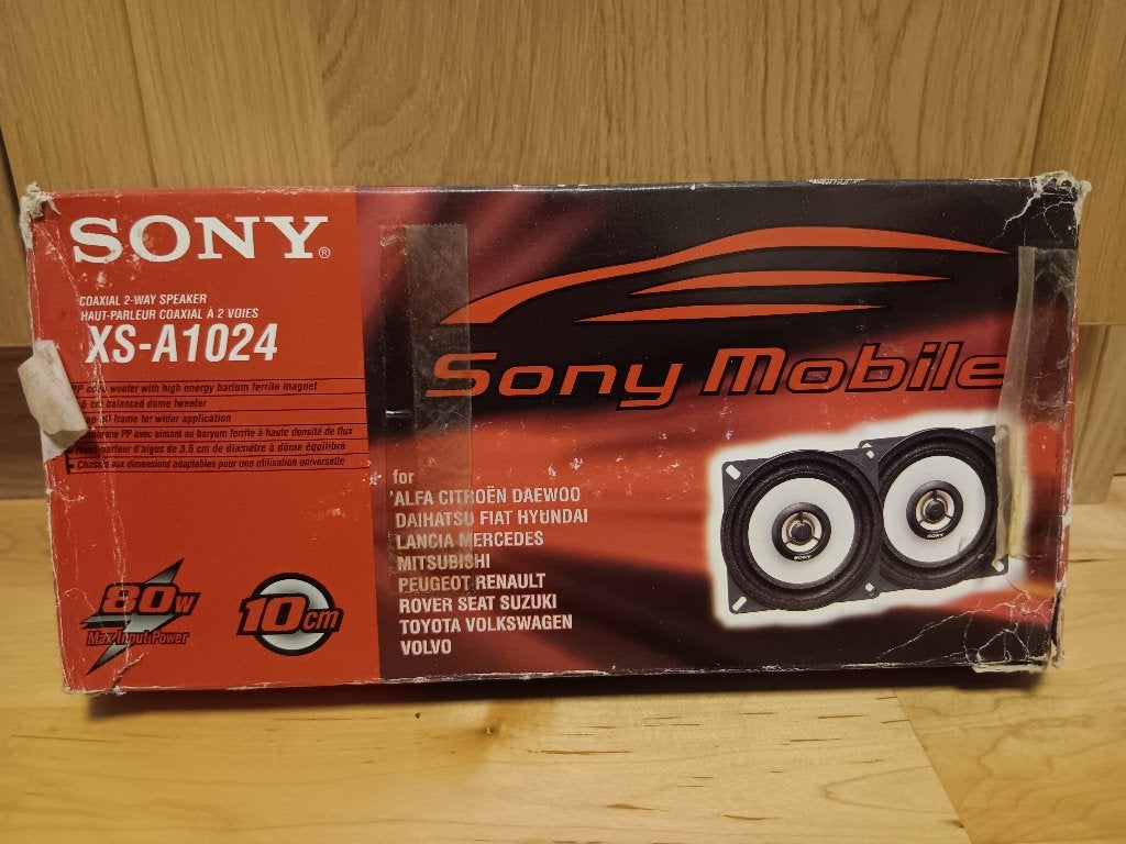 Sony XS-A1024 luidsprekers voor op de plank/deur, Ophalen of Verzenden, Zo goed als nieuw