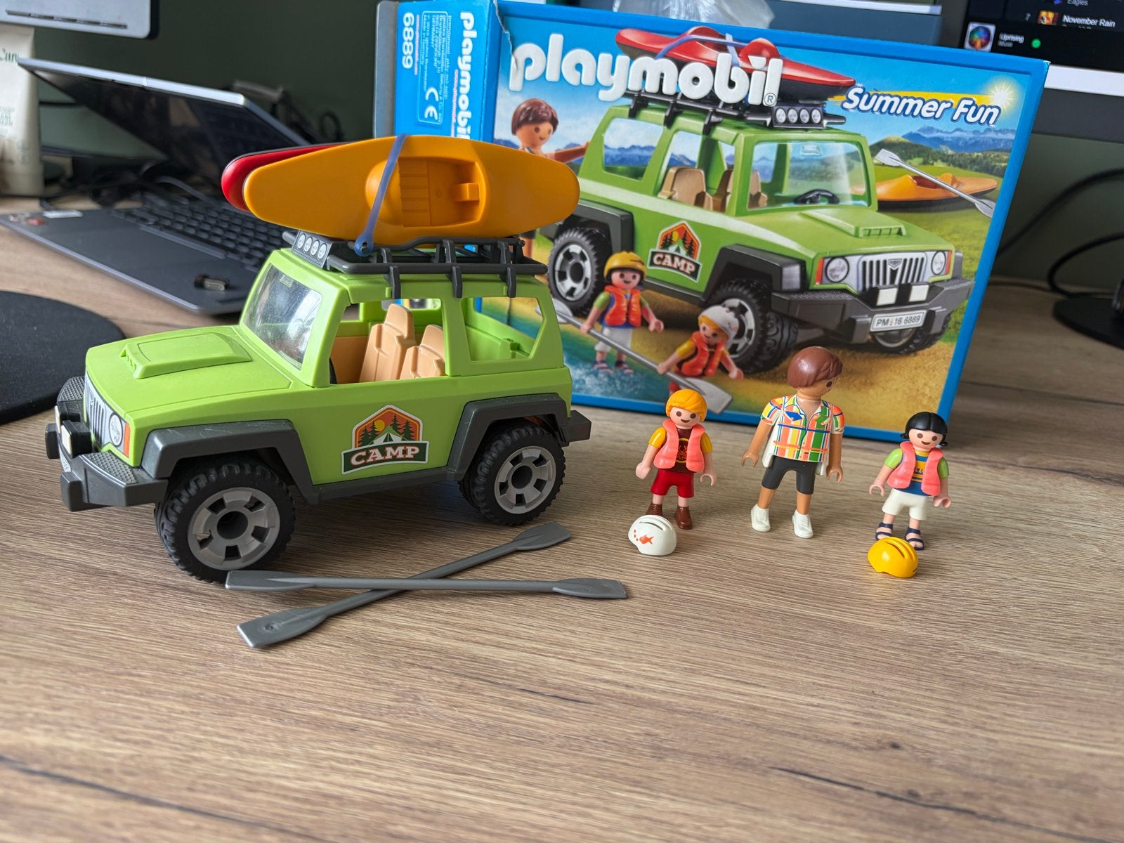 Playmobil Summer Fun 6889: Avontuurlijke Jeep met Kano, Complete set, Voertuig, Ophalen of Verzenden, Summer fun