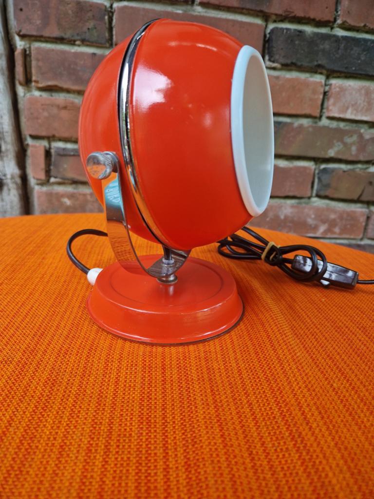 Space age Eyeball lamp bollamp jaren 70, Huis en Inrichting, Lampen | Tafellampen, Ophalen of Verzenden, Minder dan 50 cm
