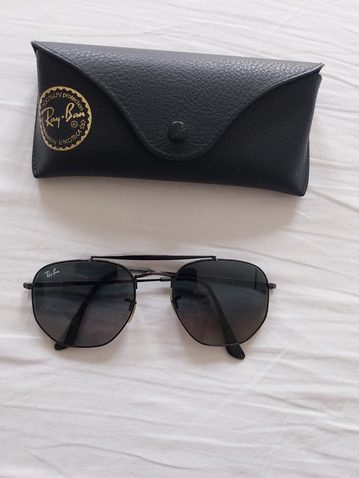 Ray -Ban, Ophalen, Zonnebril, Zwart, Zo goed als nieuw