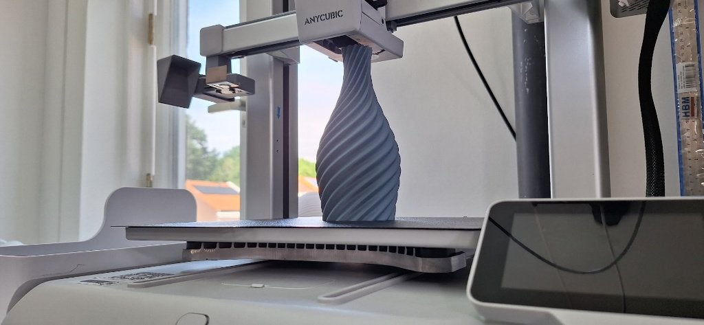 Unieke 3D-geprinte vaas - Kies je eigen design!, 3D-geprint, Kunststof, Verzenden, 25 cm