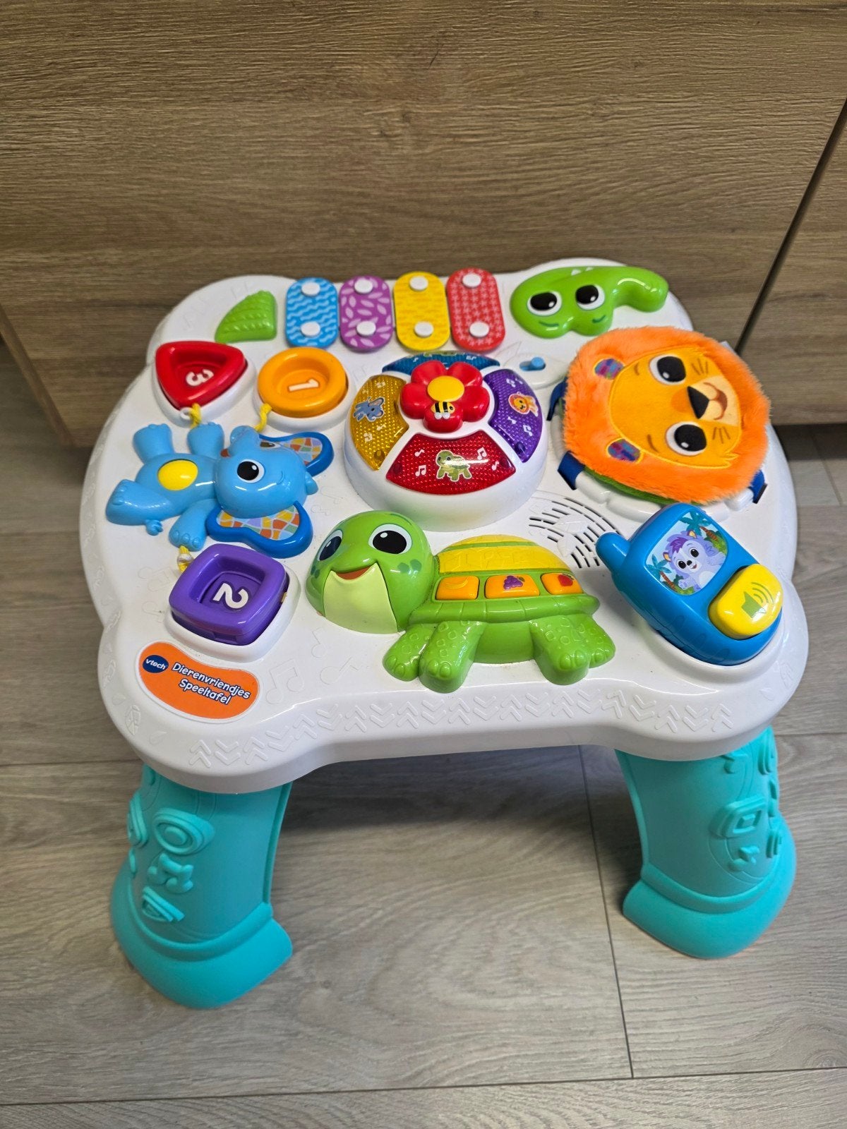 VTech Dierenvriendjes Speeltafel - Interactief Speelplezier, Ophalen of Verzenden, Zo goed als nieuw, Jongen of Meisje