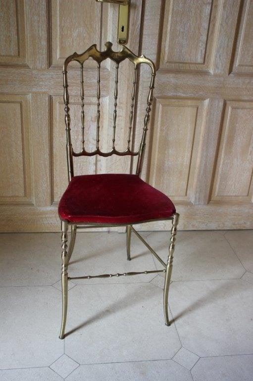 Vintage koperen stoel, Ophalen