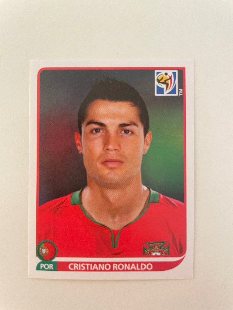 Panini WK 2010 Cristiano Ronaldo, Ophalen of Verzenden, Zo goed als nieuw