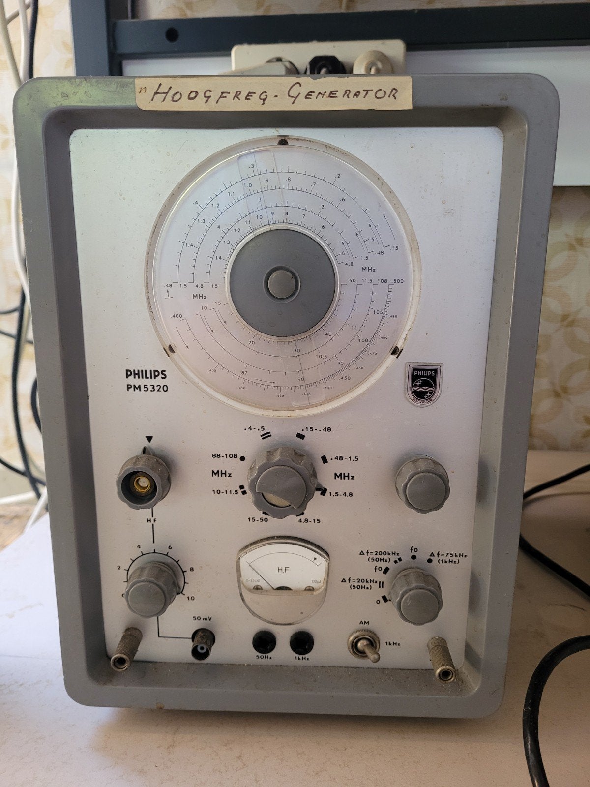 Philips PM5320 Hoogfreq Generator - Vintage Testapparatuu, Ophalen