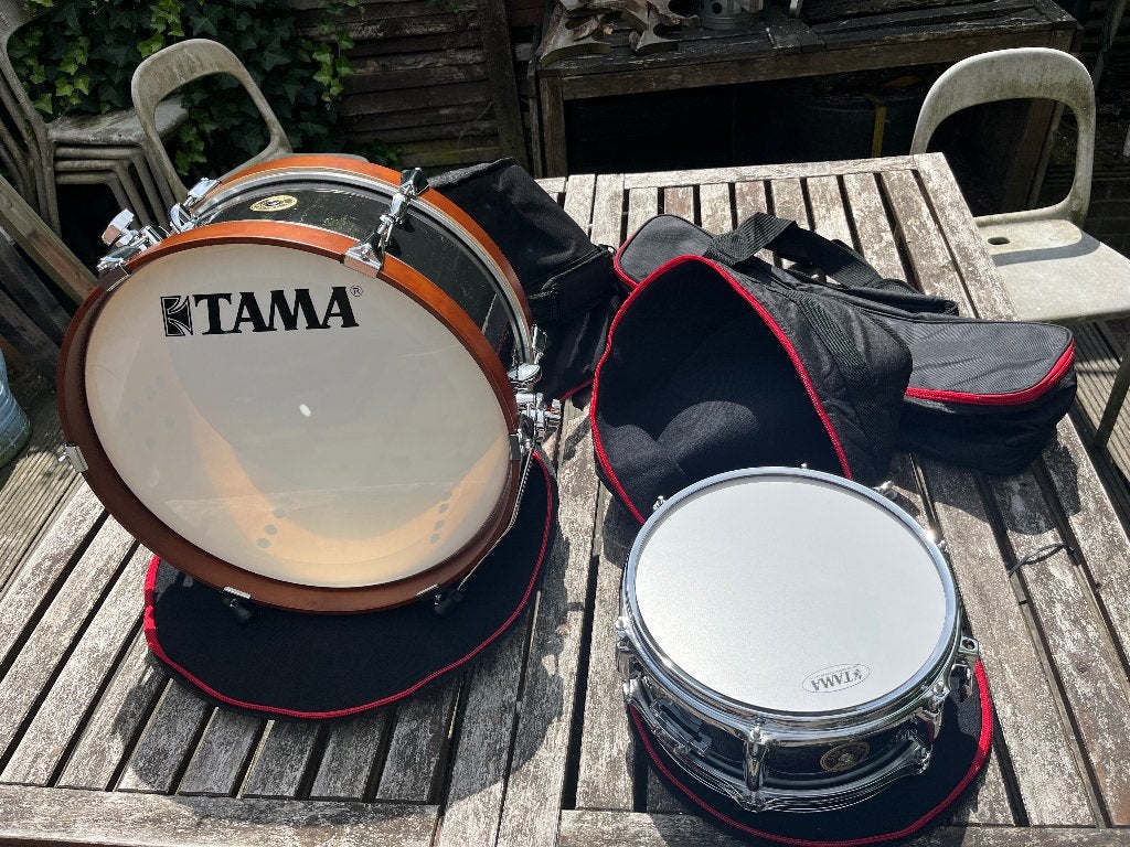 Tama Club Jam Mini Kit met tassenset en hardware bag, Ophalen, Zo goed als nieuw, Tama