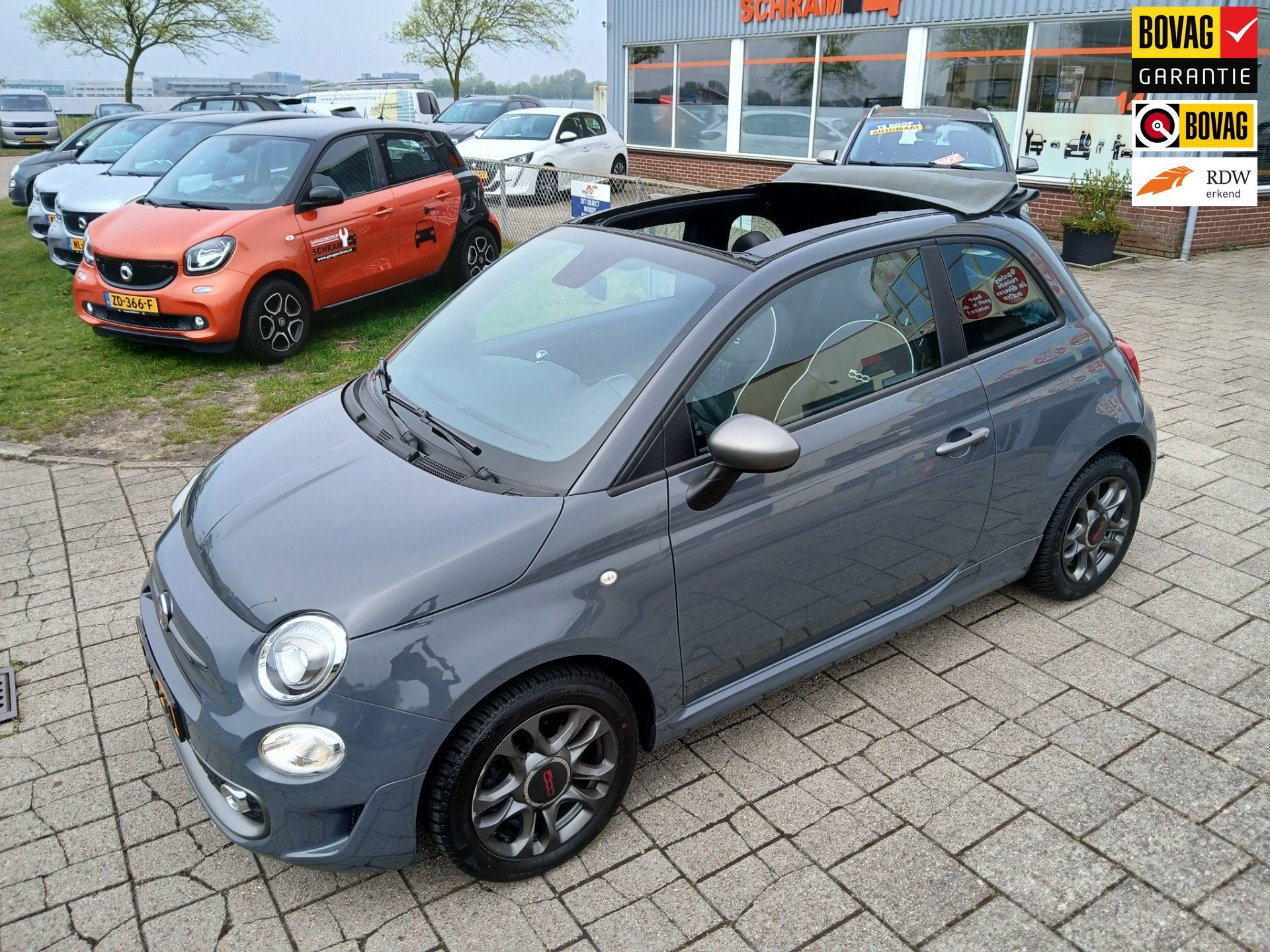 Fiat 500 1.2 Cabrio Sport, Auto's, Voorwielaandrijving, Gebruikt, 4 cilinders, 4 stoelen