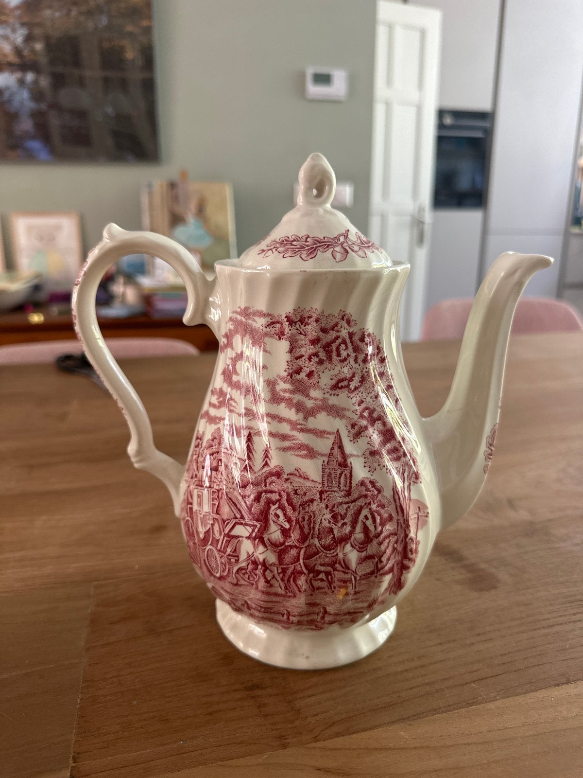 Myott Royal Mail theepot - Vintage Staffordshire Ware, Ophalen of Verzenden