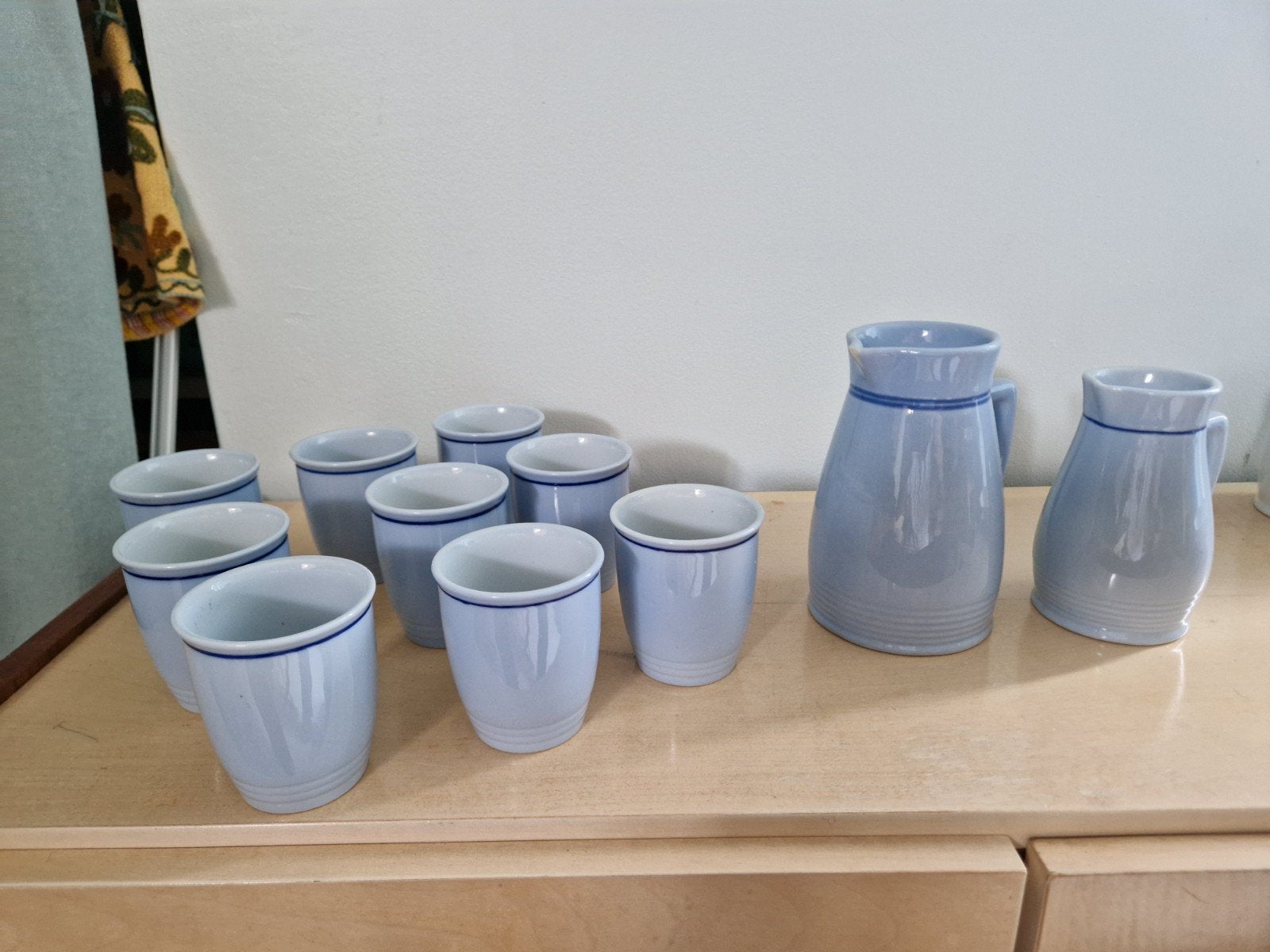 Vintage Lilien Porzellan servies jaren '60 - 11-delig, Ophalen of Verzenden