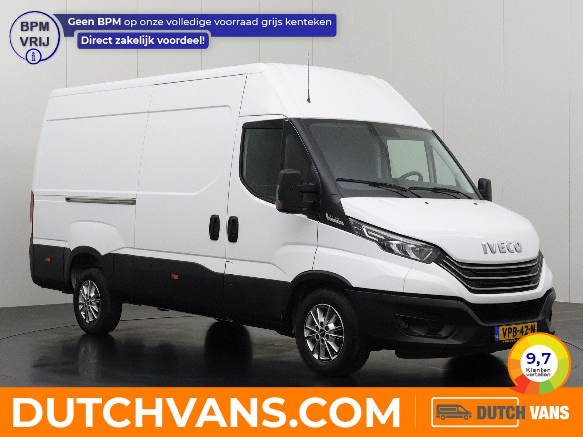 Iveco Daily 35S18HV 3.0Ltr Hi-Matic Automaat L2H2 | Led | 35, Auto's, Automaat, Achterwielaandrijving, Gebruikt, Euro 6