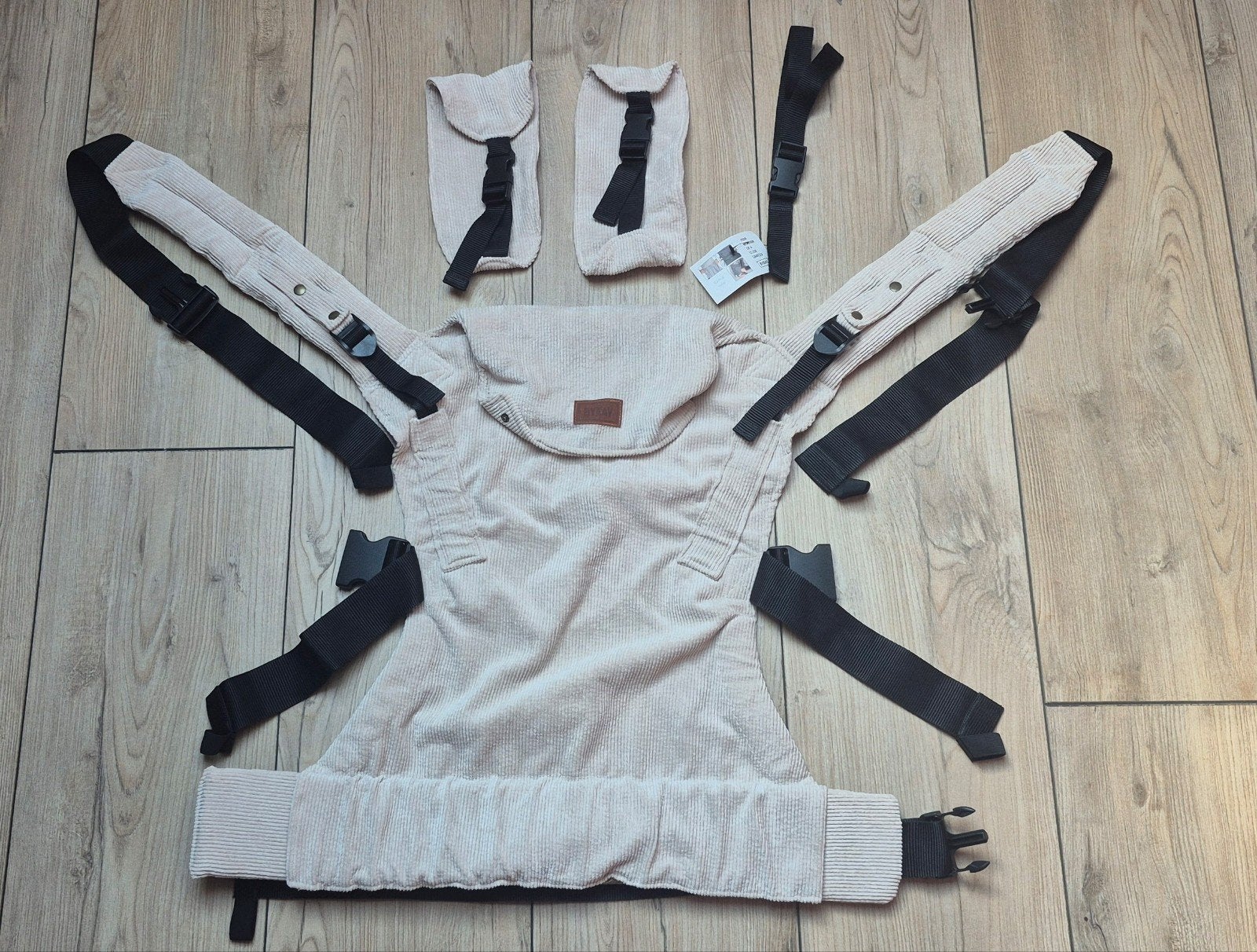 ByKay Click Carrier Deluxe Pro - Rib Almond Sand, Ophalen, Zo goed als nieuw, Draagzak, Overige merken