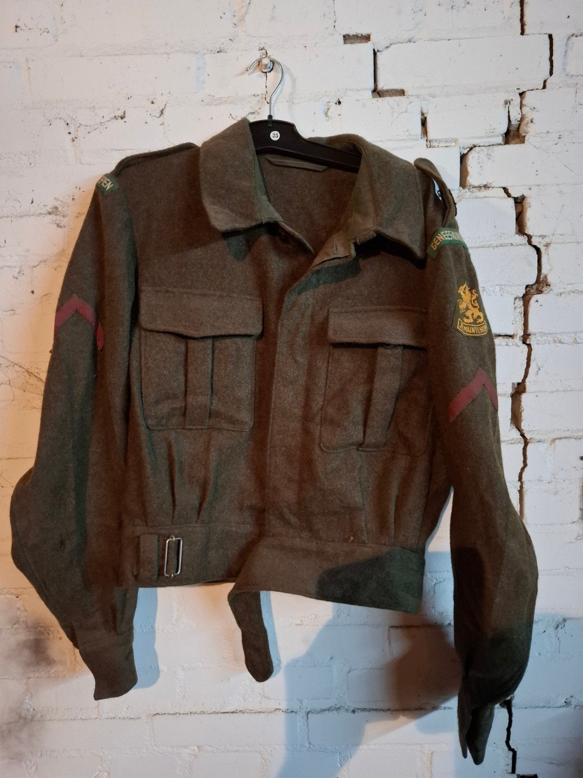 MvO battledress technische troepen, Verzamelen, Militaria | Algemeen, Ophalen of Verzenden, Landmacht, Nederland, Kleding of Schoenen