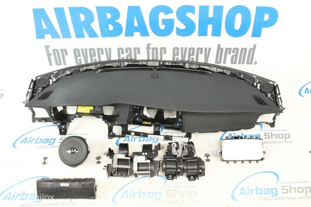 Airbag set Dashboard zwart Kia Optima 2015-2020, Gebruikt, Ophalen of Verzenden