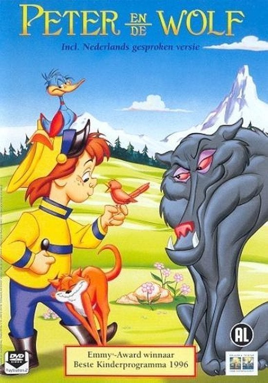 Peter En De Wolf (1996), Cd's en Dvd's, Tekenfilm, Ophalen of Verzenden, Zo goed als nieuw, Alle leeftijden