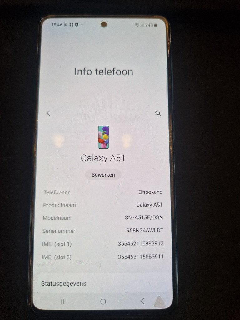 Samsung Galaxy A51, Telecommunicatie, Mobiele telefoons | Samsung, Samsung, Blauw, Geen, Geen