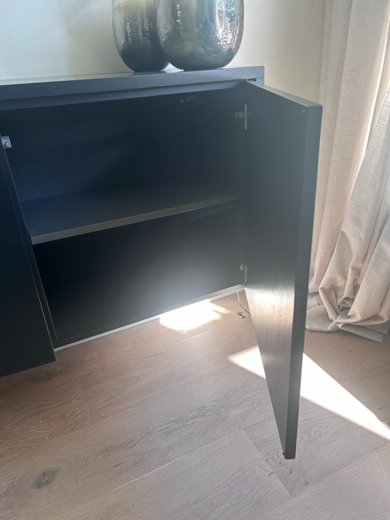 Maatwerk Eiken TV Meubel Dressoir Rhijnarts, Gebruikt, Eikenhout, Ophalen of Verzenden, 200 cm of meer