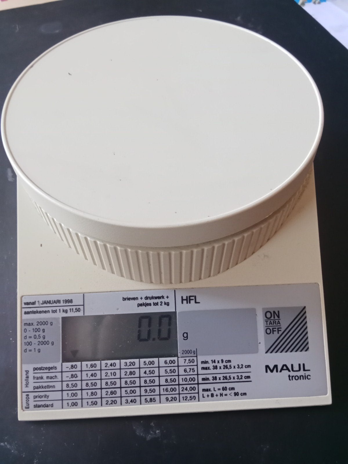 MAUL Tronic Weegschaal/Briefweger tot 2000g, Wit, Witgoed en Apparatuur, Ophalen of Verzenden