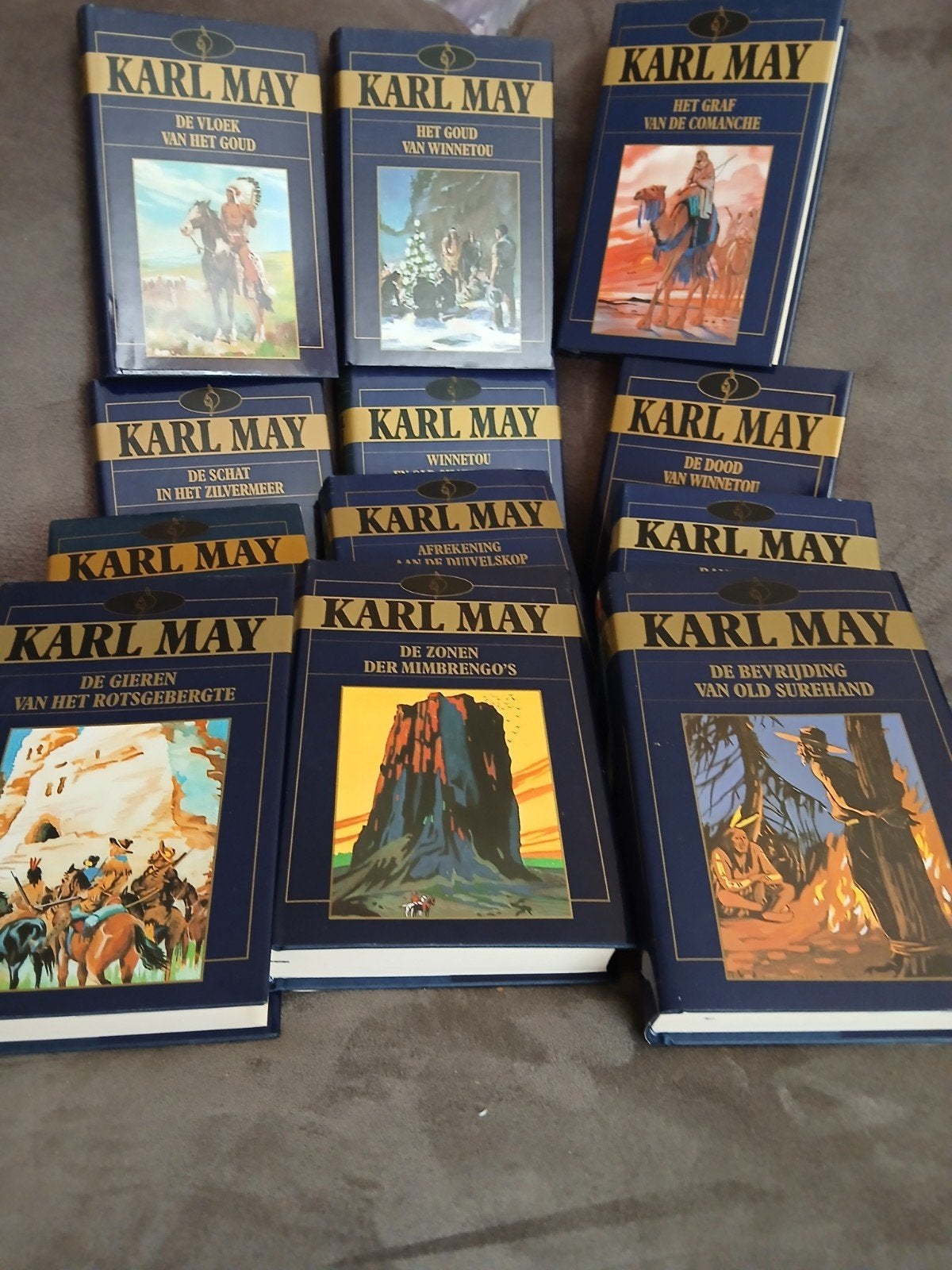 Karl May boekenreeks - 12 delen, Verzenden, Zo goed als nieuw, Karl May, Nederland