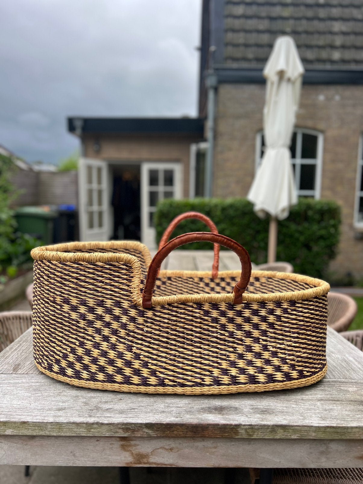 Moses basket mand baby wieg - zeer goede staat, Ophalen, Zo goed als nieuw, Wieg