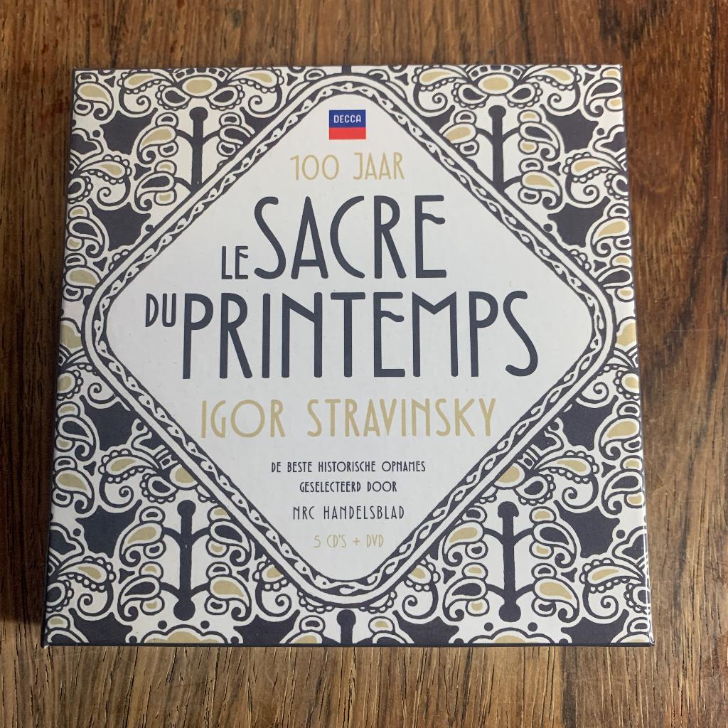 Igor Stravinsky 100 Jaar Le Sacre Du Printemps Decca 6CD box, Cd's en Dvd's, Verzenden, Boxset, Modernisme tot heden, Zo goed als nieuw