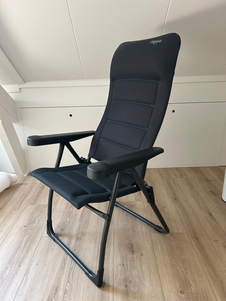 Nieuw! Crespo AP-215 Air-Deluxe Standenstoel grijs, Ophalen, Nieuw, Campingstoel